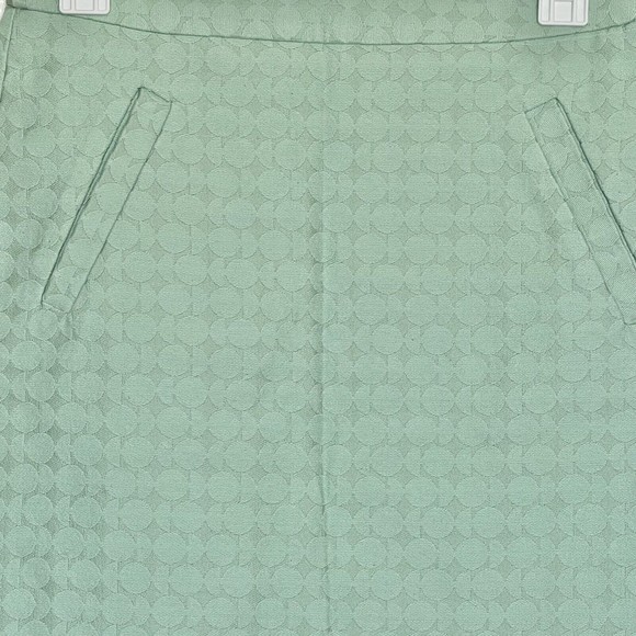 The Limited Womens Skirt Textured Size 0 Green Pastel Mint Mini Pockets Spring - Picture 4 of 12
